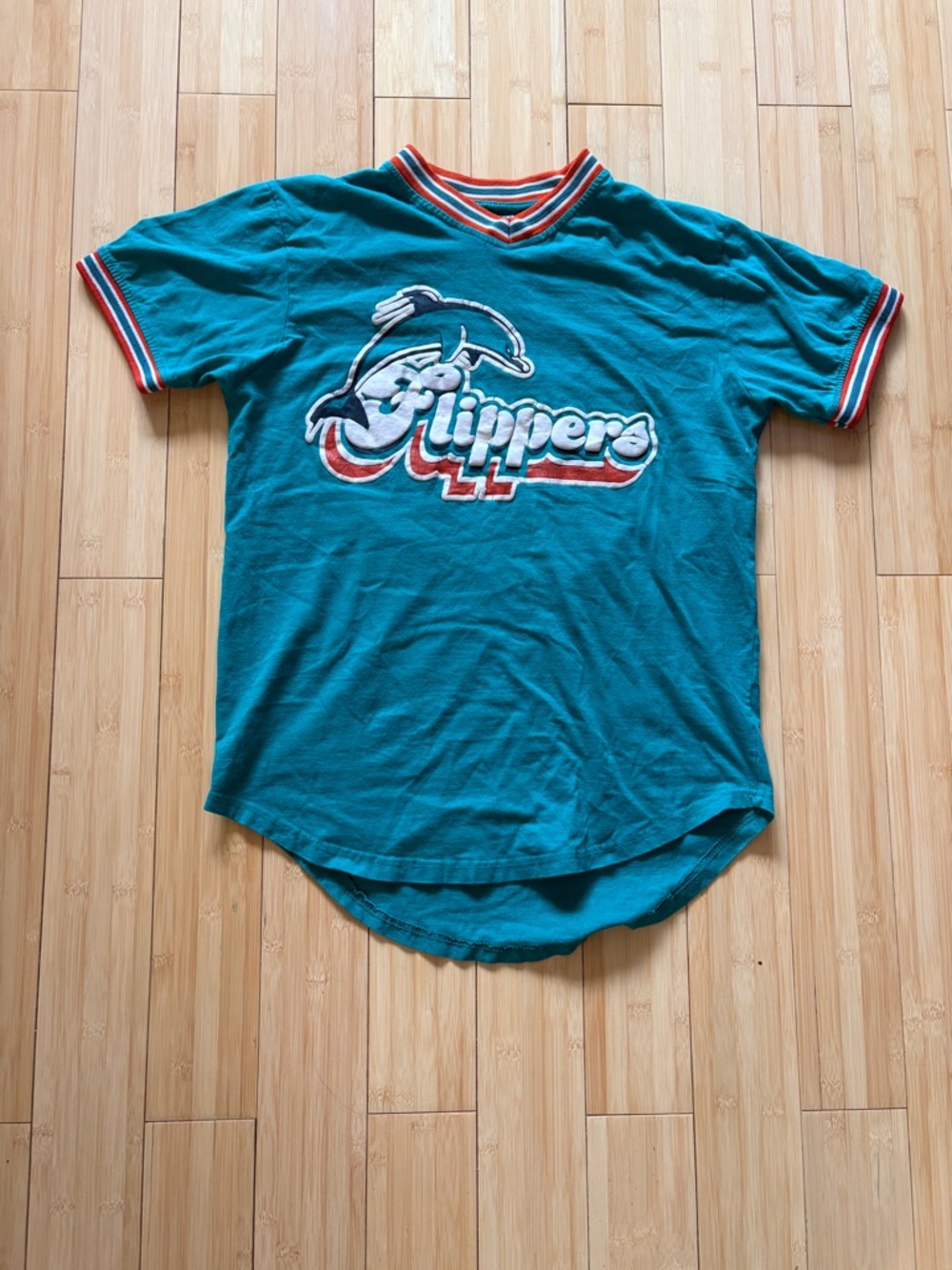 Vintage 90s Miami Dolphins parody jersey design